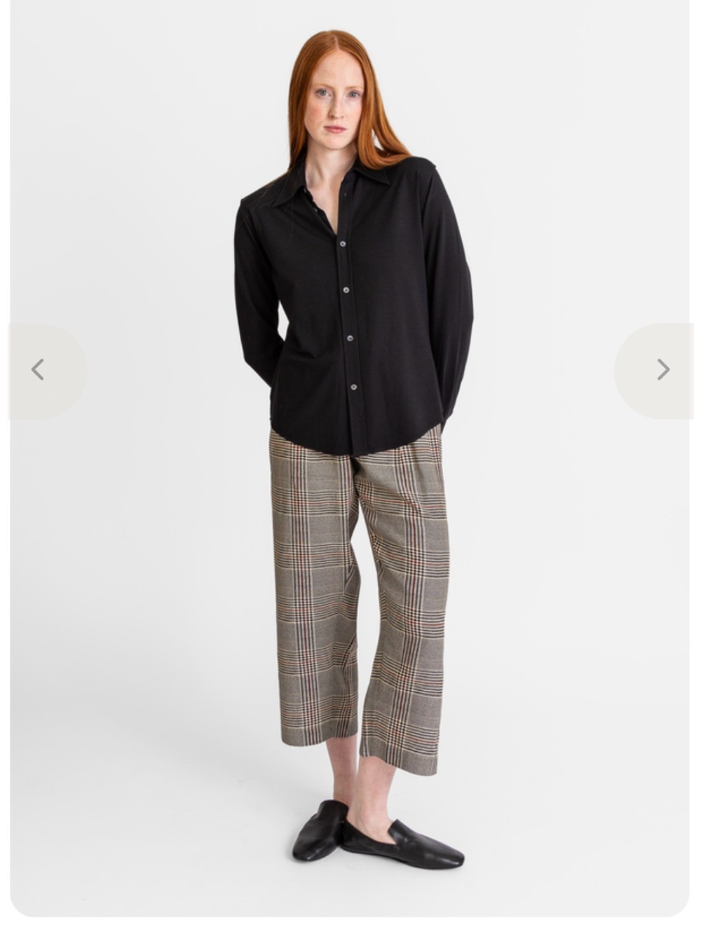 6397 Silk Satin Pajama Pants Plaid Drawstring Lounge Trousers - Size XS